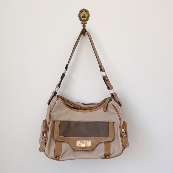 Rosetti Handbags - Rosetti Blush Pink Taupe Cognac Shoulder Purse